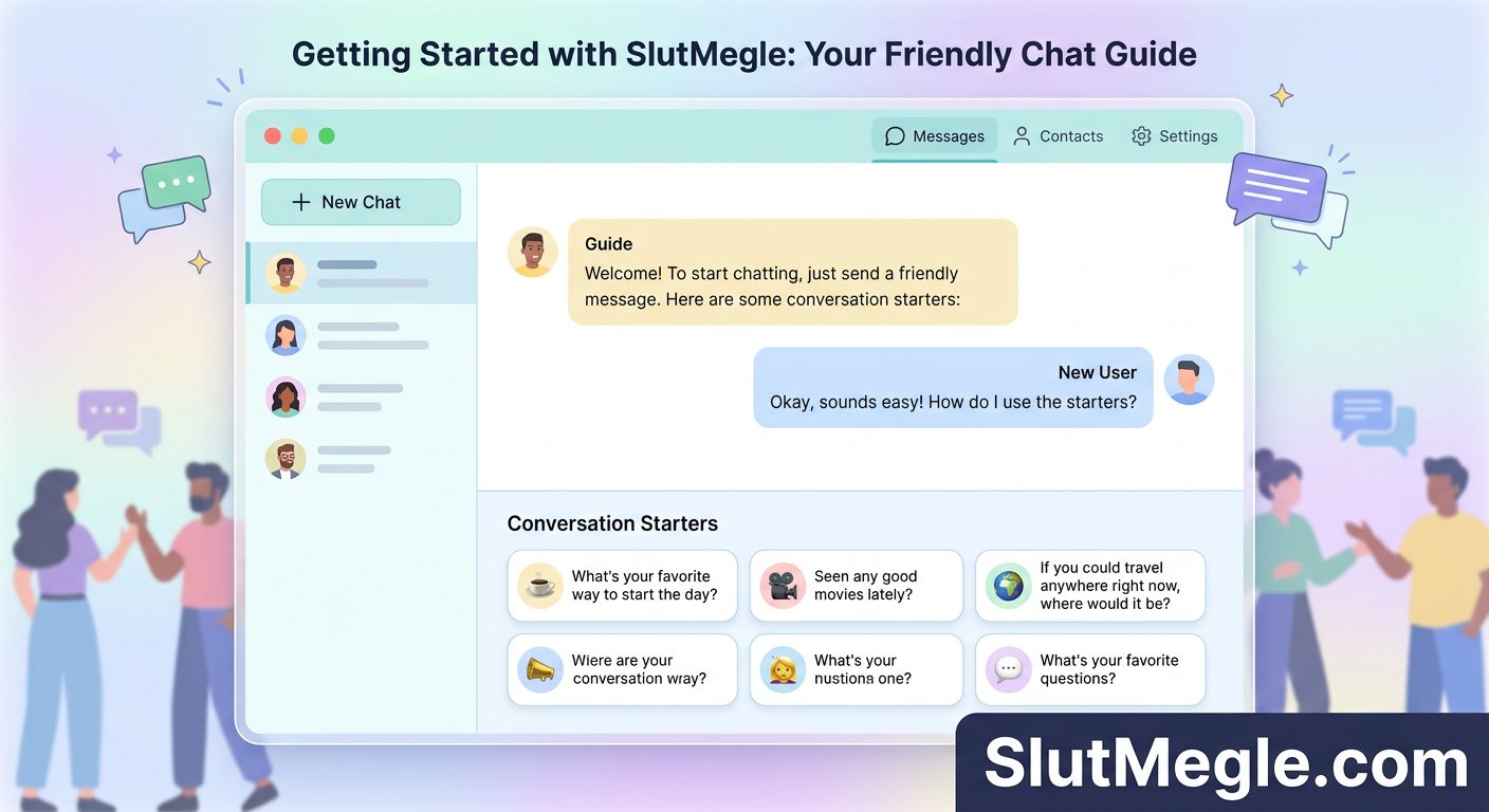 How to Start Omegle Conversation - SlutMegle.com