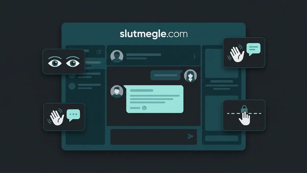 Polite chat interface between a viewer and a cam model on slutmegle.com showing respectful etiquette